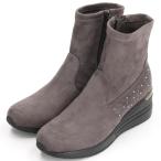 ショッピングショートブーツ ストレッチウェッジショートブーツ