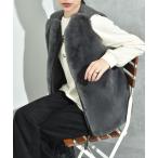 エコファー＊ムートンチュニックベ