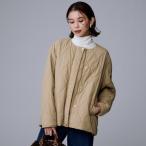 ショッピング中綿 【軽量／洗える／ファスナー付き】中綿 キルトコート