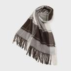 【名品／定番人気】ウールチェックストール