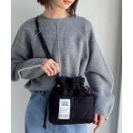 ショッピング巾着 【25AW新作】《JaVaコラボ》秋冬のマストハブ！2WAYミニ巾着コーデュロイショルダーバッグ