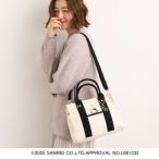 ショッピングハローキティ 【ハローキティ】Lee別注ポケット刺繍スクエアトート