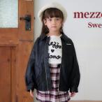 ショッピングメゾピアノ オーバーサイズ　合皮ブルゾン