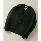 ショッピングハミルトン 『XLサイズあり』ハミルトンウールガーター編みVネックカーディガン