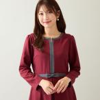 【美シルエット】【イージーケア/UVカット】シフォンプリーツ切替ワンピース