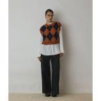 ショッピングアーガイル アーガイルニットベスト