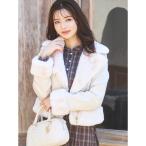 スエードファーライダースジャケット