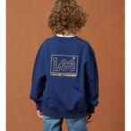 【110-150cm】キッズ バックLeeロゴ刺繍スウェット