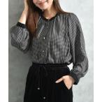 厚地ジョーゼット千鳥柄袖２ＷＡＹ