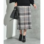 ＢＩＧチェックツイードタイトスカ