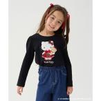 ショッピングキティ 【ハローキティ×ANY KIDS】アップリケ 長袖Tシャツ
