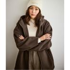 ショッピングチェックアップ 【新色追加】ジャージーメルトンシリーズ ジップアップフーデッドコート/無地・チェック/リンクコーデ