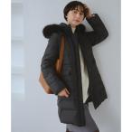 【GREEN DOWN/グリーンダウン】ファー付きダウンロングコート/一部WEB限定カラー