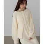 ショッピングバブ 【S・Mサイズ展開】前後2WAYニットカーディガン＋ニットキャミワンピース