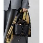 スエード コンビ ドロスト バッグ