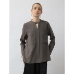 ショッピングサテン ベーシックバックサテンボウタイブラウス