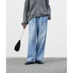 フェードデニムイージーパンツ