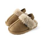 フェイクムートン/ファーサボサンダル