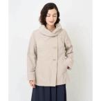 クリーミータフタショート丈コート