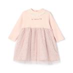 リトルフラワー柄ドッキングワンピース