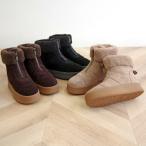 厚底フロントジップボアブーツ 25M04