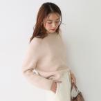 【手洗い可】スパンコール付ニットトップス