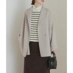 ウールリバーミドルガウンコート