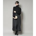 ショッピングコンビ 異素材コンビドッキングタートルワンピース