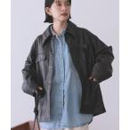 ショッピングカバーオール フェイクレザーカバーオール