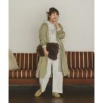 ドロストノーカラーロングコート