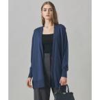 【洗える】コンパクトファインウール ロングカーディガン
