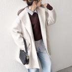 SHIPS any: シャギー フーディー ガウン コート