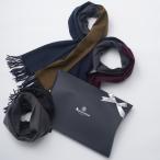 【マフラー】アクアスキュータム｜カシミヤ 3カラーソリッド