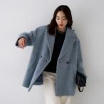 [ elegant жакет внешний ] итальянский мохнатый бушлат 