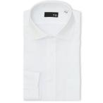 ショッピングアイロン 【綿混 ノンアイロン】タカキュー ワイドカラー ビジネスドレス長袖シャツ