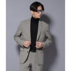 「N JACKET BASIC」 洗えるMIXツイードストレッチジャケット(セットアップ可)