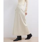 【WEB限定】シンセティックレザータイトスカート