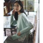 【見上愛さん着用/Oggi掲載/洗える】カシミヤブレンド サイドジップ  ニットチュニック