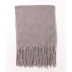 ループヤーン無地マフラー