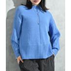 ７Ｇ袖ワイドリブハイネックプルオ