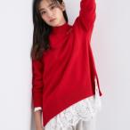 【冬ニット人気NO．1！／カシミヤ混】ミドルゲージハイネックニット