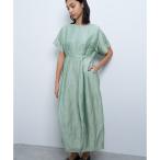 リネンカールマイヤーワンピース