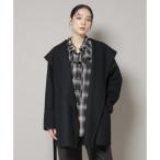 SUPER110blend リバーショールミディコート