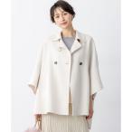 ショッピングポンチョ 【見上愛さん着用/Oggi11月号掲載】ウールライトリバー ポンチョシルエット コート