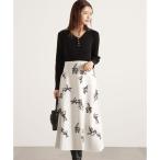 花柄ジャガードニットワンピース 25AW