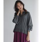 【加藤ローサさん着用】ポロ襟ストレッチニ