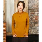 ショッピングベア ベアスムース ハイネックレースカットソー