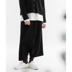 ショッピングサルエル アクリルウールポンチサルエルパンツ