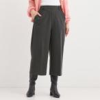 【洗濯機可S-LL】きちんと見えする あったか裏起毛ガウチョパンツ