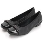 【大きいサイズ】ビジューチェーンモチーフスタイリッシュコンフォートパンプス